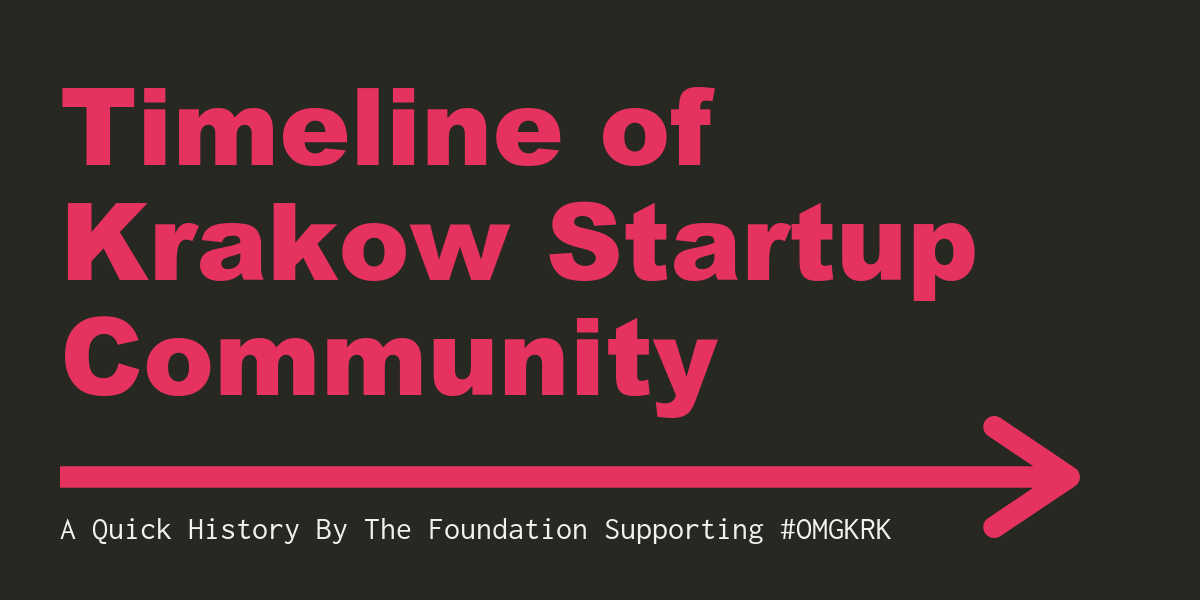 , Timeline Of Krakow Startup Community