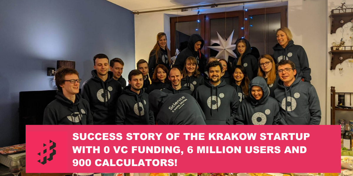 , The Kraków Startup with 0 VC Funding, 6 Million Users and 900 Calculators! Meet Omni Calculator!