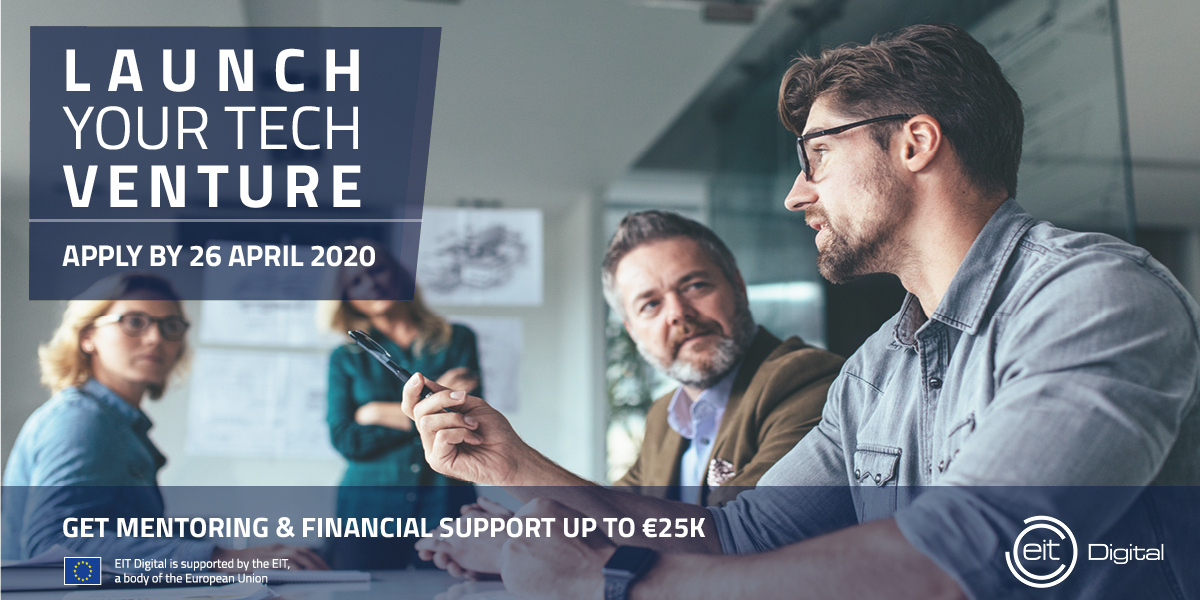 , Get Online Mentoring and Financial Support upto 25k EU to Launch Your Tech Startup!