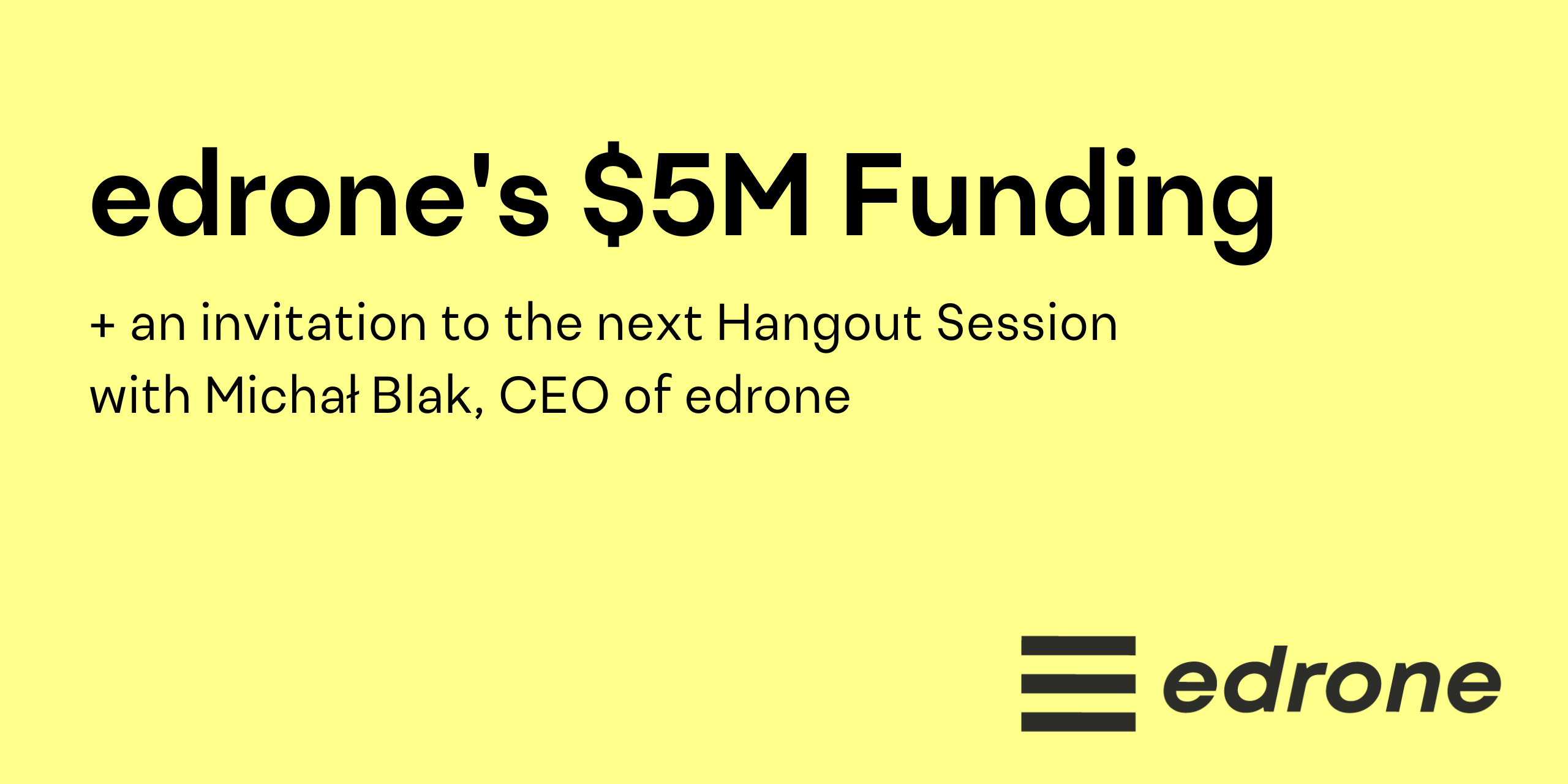 , edrone’s M Funding