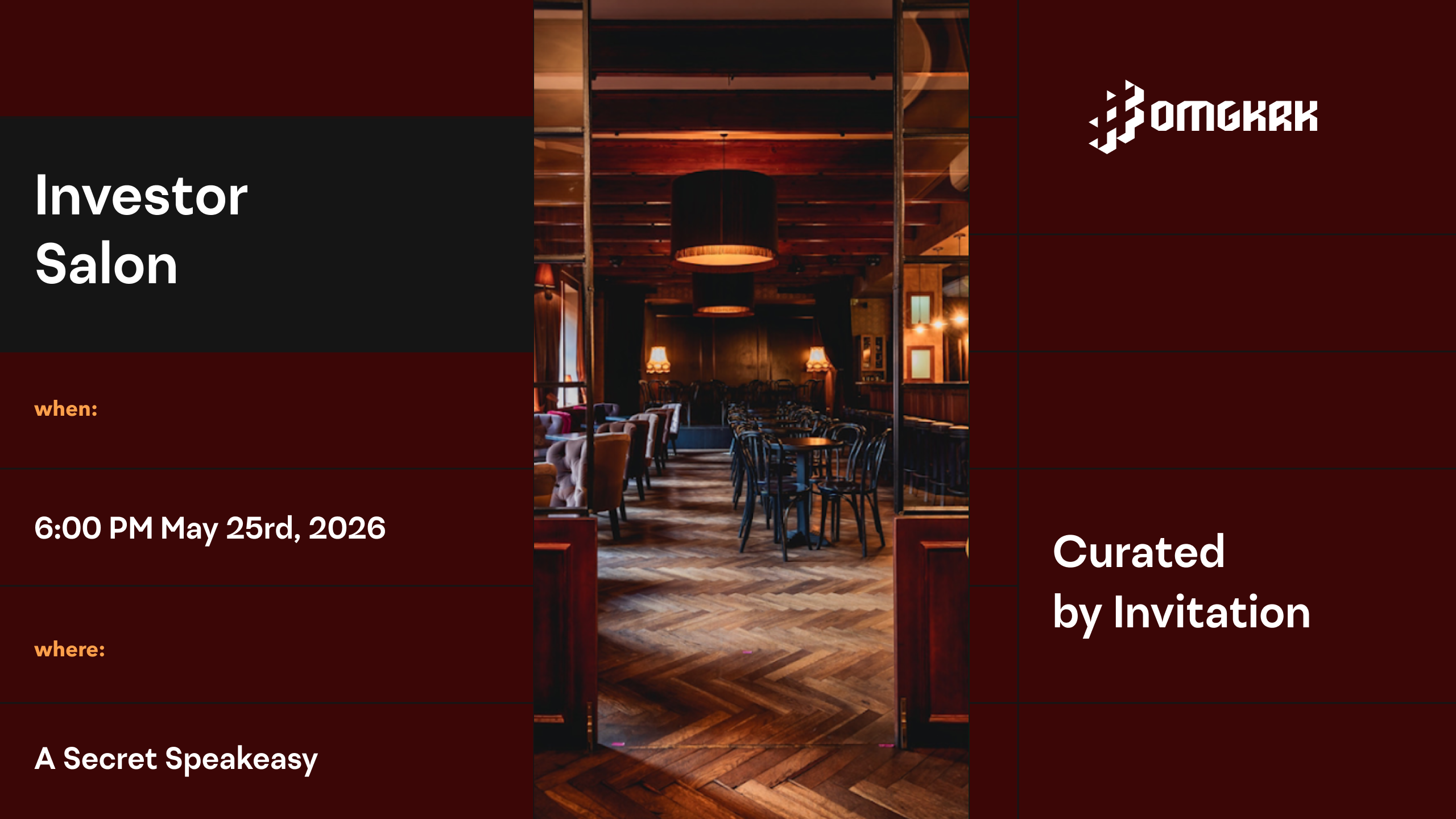 , Investor Salon: An Evening of High-Level Connections Featuring TBA (Invite Only)