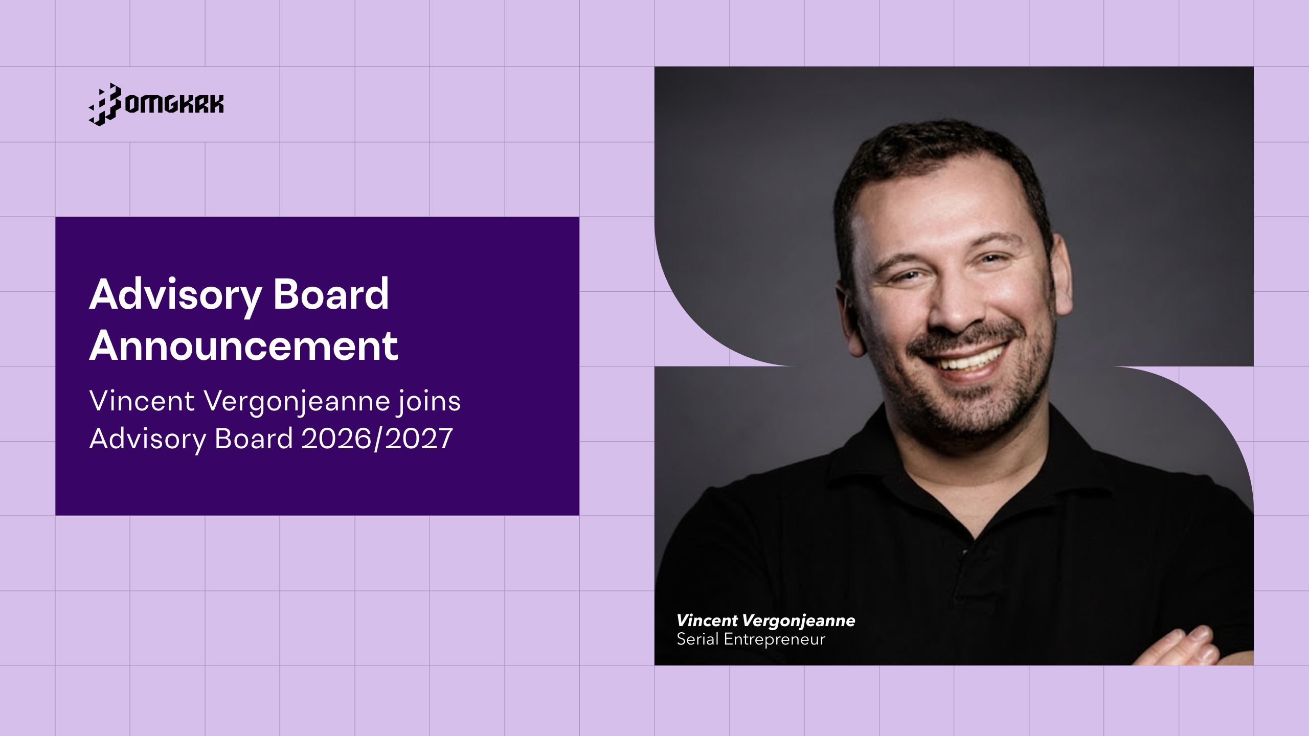, Vincent Vergonjeanne joins the OMGKRK Advisory Board